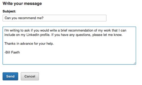 practices  requesting linkedin recommendations business