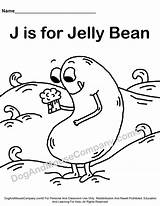 Jelly Bean Abc Dogandmousecompany sketch template