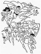 Coloring Pages Superhero Squad Coloringpagesabc Printable Justice League Color Superheroes sketch template