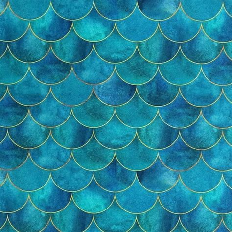 rainbow fish scales waterproof fabric colorful dragon etsy