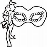 Mask Carnival Coloring Gras Mardi Getcolorings Color Pages Clipart Printable Clipartmag sketch template