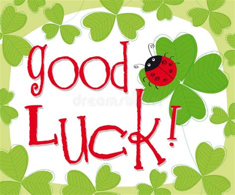 good luck stock vector illustration  luck clover