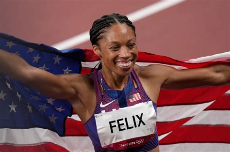 Allyson Felixs Record Setting Night And A Bronze Medal That Brought