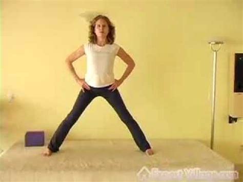 prenatal yoga fan pose youtube