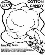 Candy Cotton Coloring Pages Crayola sketch template