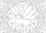 Umbreon Pokemon Espeon Template Sylveon Vaporeon sketch template