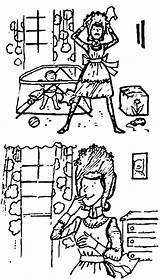 Coloring Amelia Bedelia Child Think Wecoloringpage sketch template