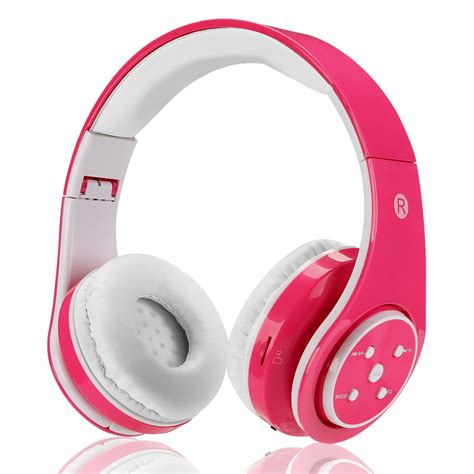 ftsm wireless headphones  kids adults  ear bluetooth headphone pink uxx ebay
