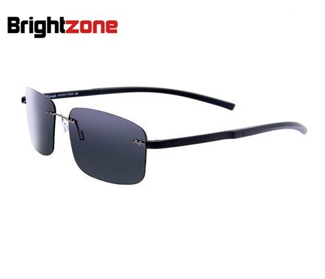 2019 Classic Brand Designer Titanium Luxury Rimless Sunglasses Tr90