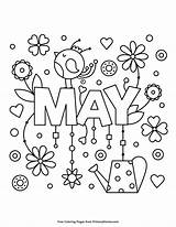 Coloring May Pages Spring Printable Primarygames Kids Month Color Print Sheets Colouring Flowers Adult Ebook Clip Bestcoloringpagesforkids Pdf Colors Doodle sketch template