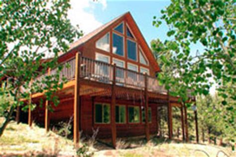 colorado mountain cabins  vacation home rentals pikes peak area south central colorado