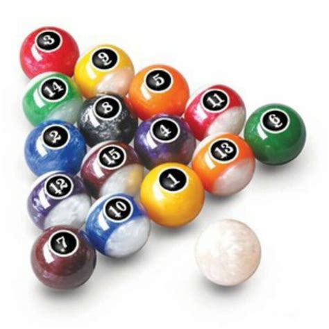 Pearled Pool Balls Pool Balls