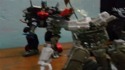 Optimus Prime Kills Megatron Dotm Stop Motion Youtube