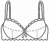 Cancer Breast Coloring Para Molde Ribbon Lingerie Boobies Desenhos Colorir Visitar Clipart sketch template
