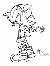 Super Sonic Shadow Coloring Pages Getcolorings sketch template