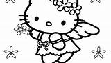 Hello Kitty Mermaid Coloring Pages Getcolorings Print Color Printable sketch template
