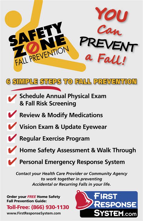 fall prevention wall poster  response system www