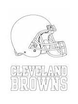 Coloring Pages Browns Cleveland Logo Nfl Printable Choose Board sketch template