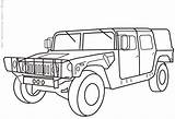 Coloring Pages Hummer Army Military Truck Printable Kids Vehicles Color Machinery Vehicle Car Popular Tank Construction Getdrawings Getcolorings Print sketch template