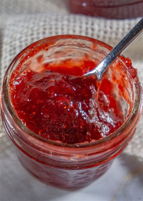 homemade strawberry jam  flour handprint