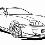 Supra Drawing Toyota Coloring Sketch Template sketch template
