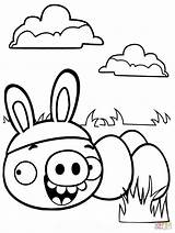 Coloring Pages Angry Easter Birds Bad Piggies Pig Minions Bird Bunny Colouring Cartoon Face Printable Terence Drawing Minion Eggs Kids sketch template