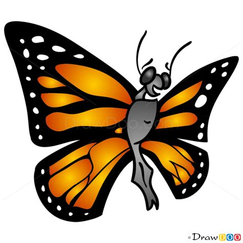 draw cute butterfly butterflies