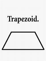 Printable Trapezoid Clipart Trapezium Rectangle Trapezoids Playgroup Trapezoidal sketch template
