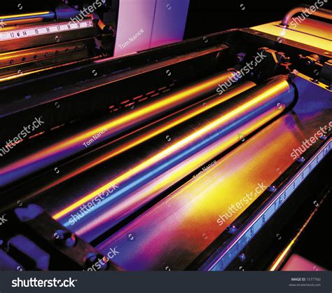 printing press rollers stock photo  shutterstock