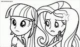 Coloring Pages Twilight Equestria Girls Sparkle Pony Little Mewarnai Comments Library Getcolorings sketch template