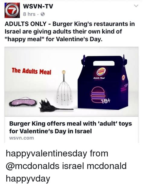 wsvn tv 8 hrs adults only burger king s restaurants in israel are giving adults their own kind