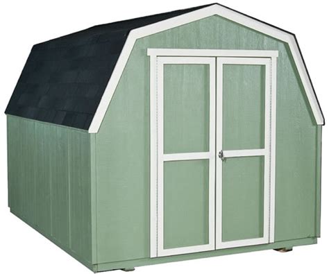 handy home marco  gambrel wood storage shed kit
