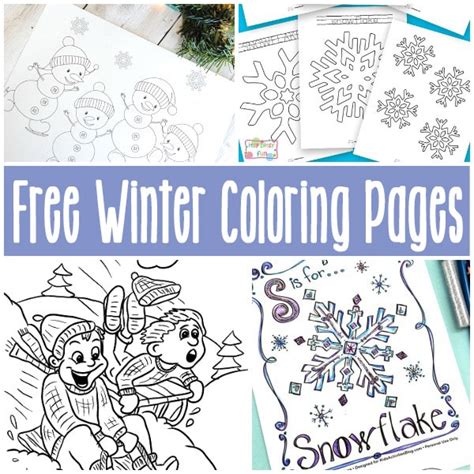 printable winter coloring pages itsy bitsy fun