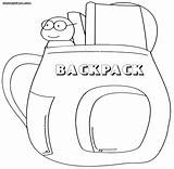 Backpack Coloring Pages Colorings sketch template