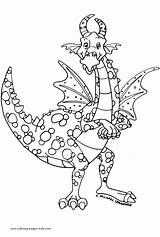 Coloring Pages Dragon Fantasy Printable Medieval Color Dragons Kids Sheet Sheets Found Book sketch template