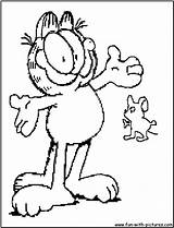 Garfield Coloring Pages Printable Color Print Fun sketch template