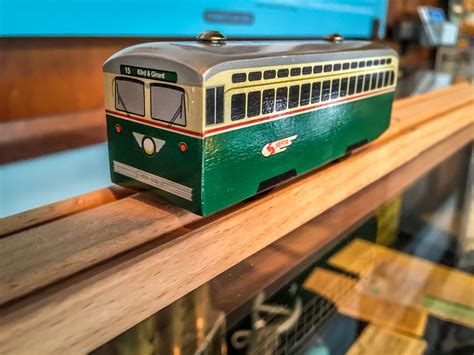 septa wooden streetcar toy market street railway