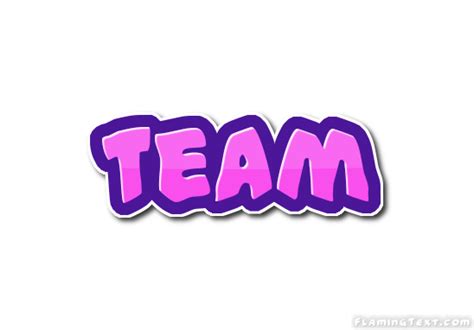 team logo  logo design tool  flaming text