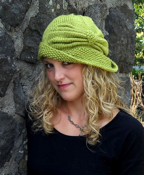 knit cloche hat pattern  knitting blog