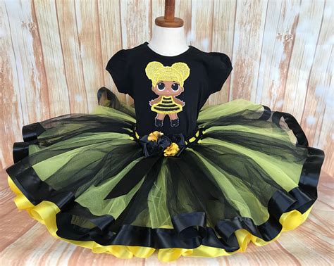 lol surprise doll queen bee tutu set queen bee birthday outfit
