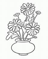 Colorat Planse Vaza Flori Crizanteme Desene sketch template