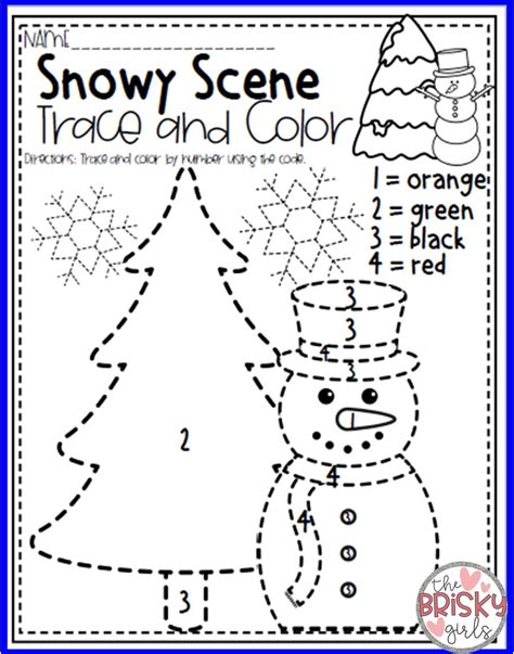winter worksheets  preschoolers workssheet list