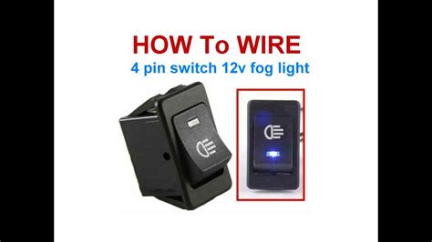 wire  pin switch  fog light youtube