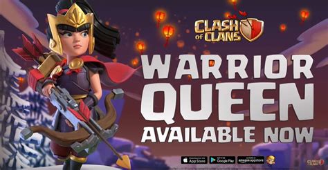 Clash Of Clans Is Bringing Warrior Queen Skin For Aq In Lunar New Year