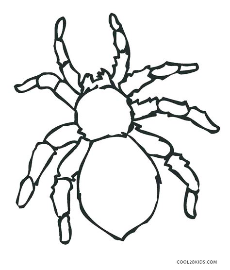 halloween spider coloring pages  getdrawings