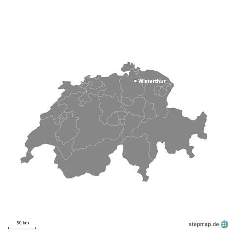 stepmap circon schweiz landkarte fuer deutschland