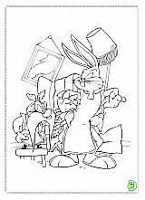 Coloring Bunny Bugs Pages Dinokids Colouring Choose Board sketch template