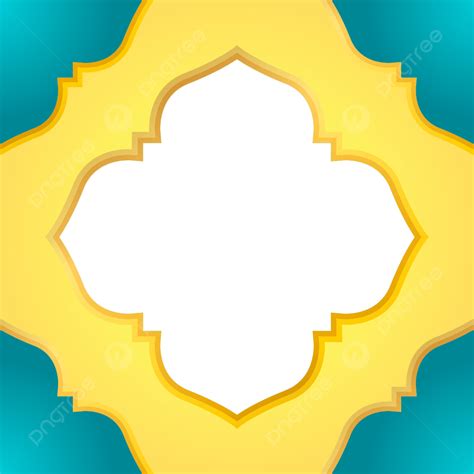 marco azul amarillo png png amarillo islamico png imagen  descarga gratuita pngtree