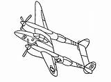 Coloring Pages Thunderbirds Getdrawings Plane sketch template