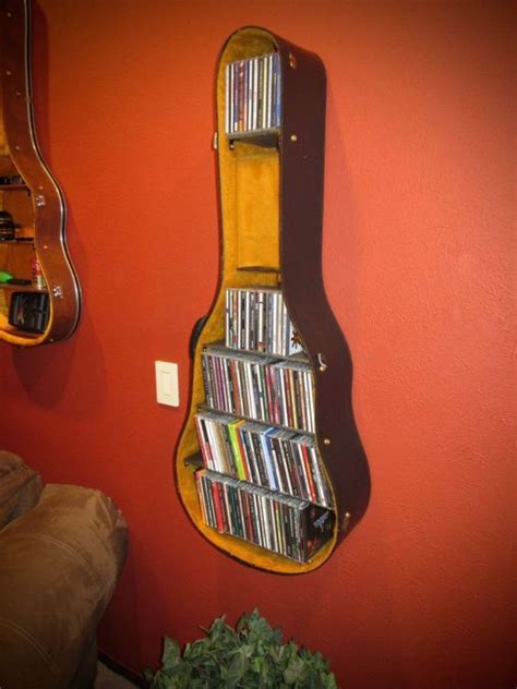 ingenious repurpose  guitar ideas  rock  room decoration